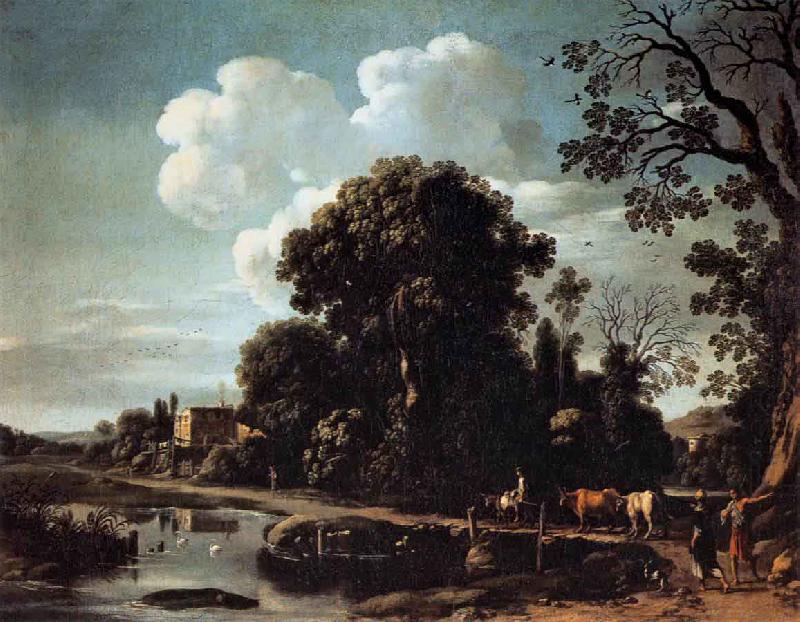 River Landscape, Filippo Napoletano